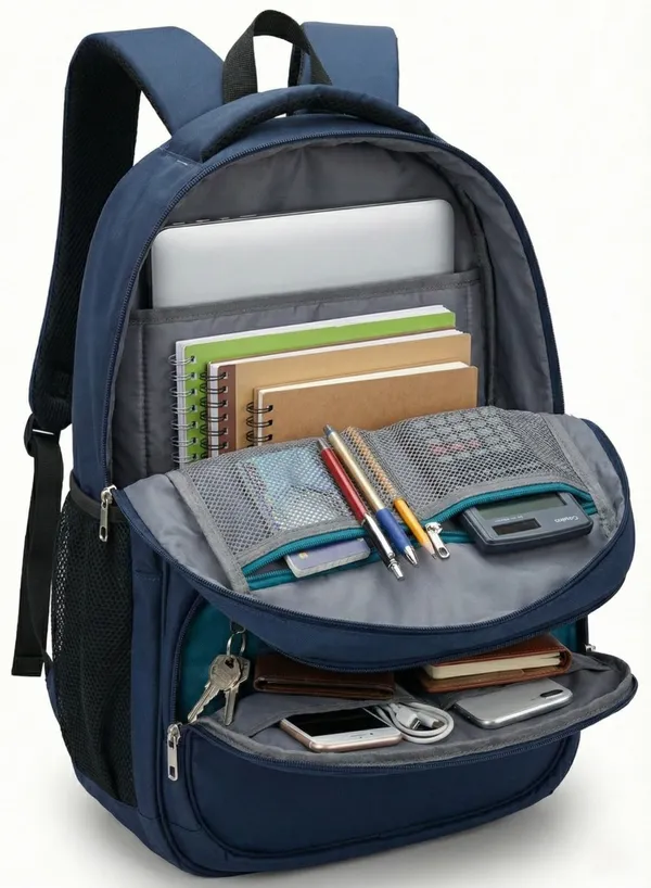 Dark_Blue_Polyester_School_Bag_For_Unisex