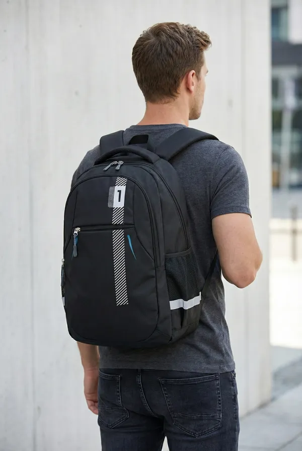 Black_Polyester_School_Bag_For_Unisex