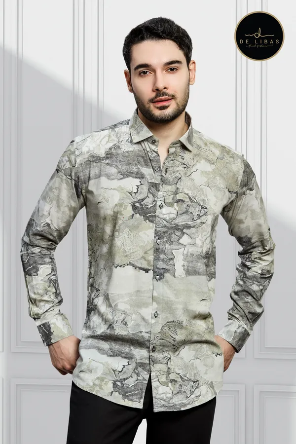Greenish_Abstract_Tencil_Digital_Print_Shirt_For_Men