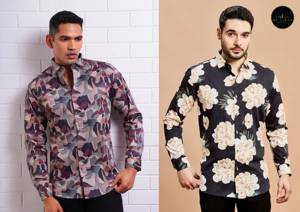 Maroon_Abstract_&_Black_Floral_Premium_Cotton_Satin_Shirt_Combo_Pack_of_2_for_Men