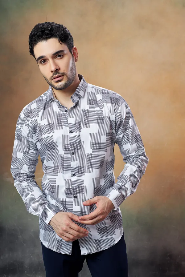 White_&_Black_Digital_Print_Shirt_for_Men