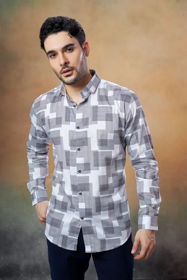White_&_Black_Digital_Print_Shirt_for_Men