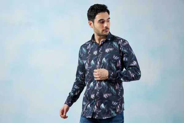 Navy_Shell_Digital_Print_Shirt_For_Men