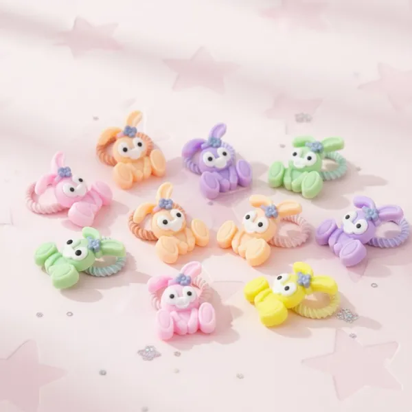 Multicolor_Mini_Bunny_Hair_Ties_Soft_Elastic_Rubber_Bands_for_Girls_and_Women_(20_Pcs)