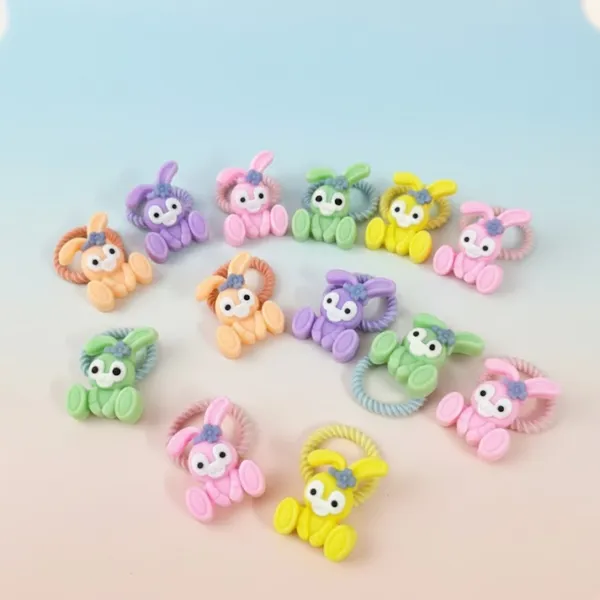 Multicolor_Mini_Bunny_Hair_Ties_Soft_Elastic_Rubber_Bands_for_Girls_and_Women_(20_Pcs)