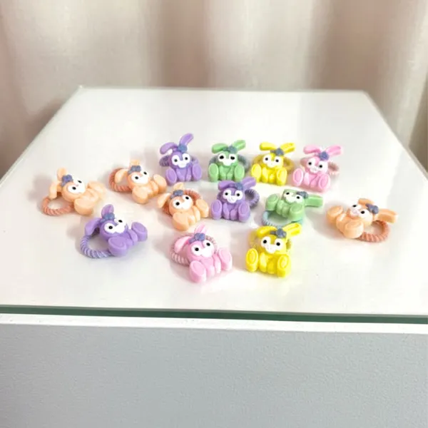 Multicolor_Mini_Bunny_Hair_Ties_Soft_Elastic_Rubber_Bands_for_Girls_and_Women_(20_Pcs)