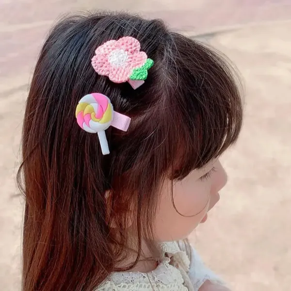 28_Pcs_Hair_clips_for_girls_(_Pink_and_Yellow)_|_Decorative_Hair_Clips_|_Rainbow_and_Fruit_Design,_Yellow_and_Pink_|_Hair_Clip_for_Girls_|_Hair_Accessories_for_Toddlers