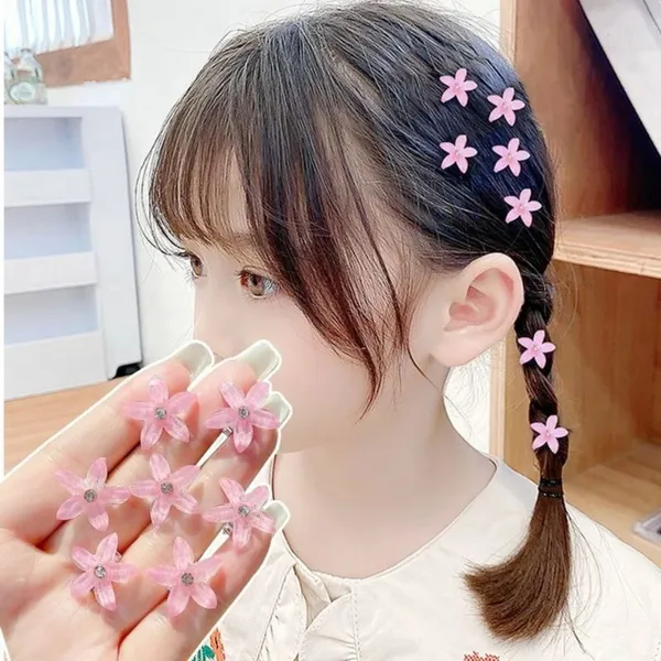 30_Flower_Hair_Clips_for_Girls_&_Women_–_Mini_Daisy_Hair_Claws_in_Pink,_White_&_Purple_|_Cute_Floral_Hair_Accessories_for_Kids,_Teens_&_Daily_Styling_|_Strong_Grip_Non-Slip_Small_Hair_Clips