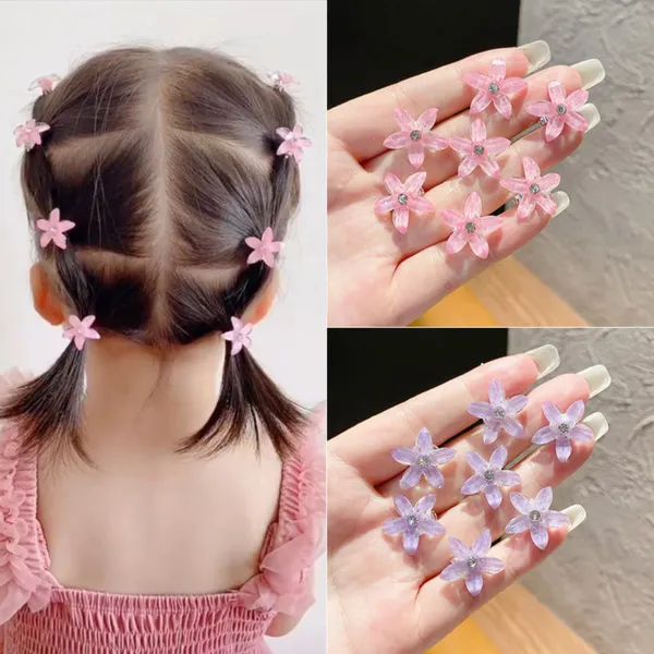 30_Flower_Hair_Clips_for_Girls_&_Women_–_Mini_Daisy_Hair_Claws_in_Pink,_White_&_Purple_|_Cute_Floral_Hair_Accessories_for_Kids,_Teens_&_Daily_Styling_|_Strong_Grip_Non-Slip_Small_Hair_Clips