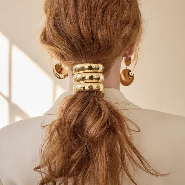 Gold_and_Black_Metal_Hair_Tie_Ponytail_Cuffs_for_Girls_&_Women