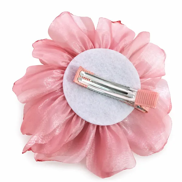 Beautiful_Flower_Hairclip_For_Women_&_girls,Rose_Pink_Colour