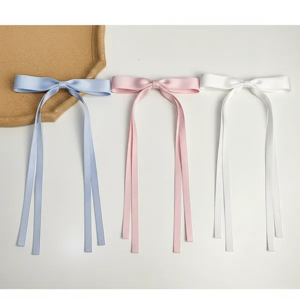 Korean_Long_Ribbon_Bow_Hair_Clips_for_Girls_&_Women_|_Pack_of_3_Satin_Long-Tail_Ribbon_Hair_Clips_for_Party,_School_&_daily_use_|_Cute_Bow_Hair_Accessories_for_kid
