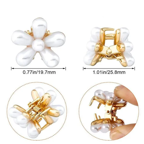 Pearl_White_Korean_Style_Mini_Flower_Hair_Claw_Clips_for_Women_&_Girls