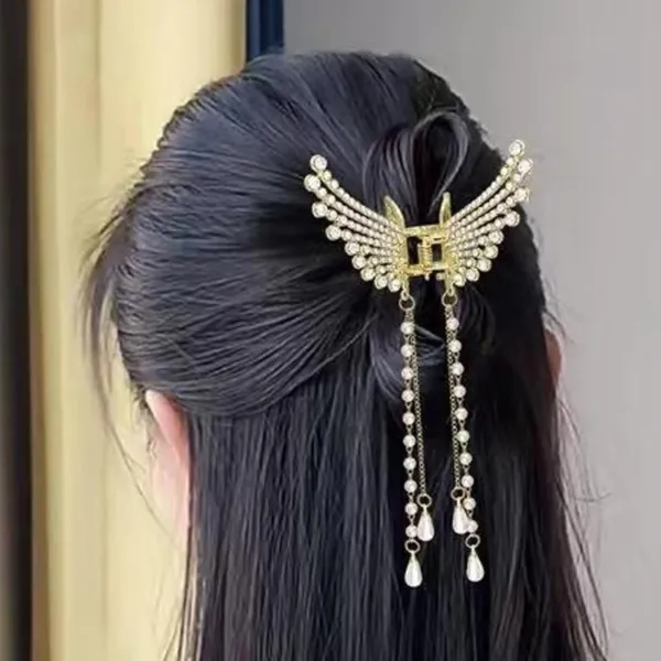 Pack_of_2_Pcs_Mermaid_and_Butterfly_Metal_Claw_Clip_for_Women_|_Strong_Hold_Non-Slip_Hair_Clutcher_|_Elegant_Hair_Accessories_for_Daily,_Party_&_Wedding_Use