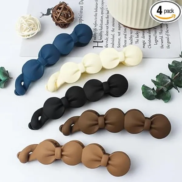 Pack_of_4_Pcs__Cute_Bananaclip_Matte_Color_11_cm_Banana_Bow_Hair_Clip_–_Acrylic_Hair_Banana_Clip_for_Women_and_Girls_Multicolour_