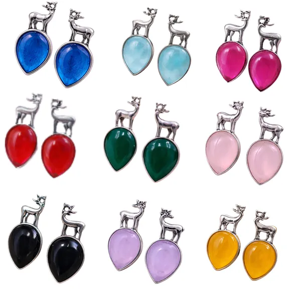 Pack_of_5_Pcs_Oxidised_Deer_Design_Stone_Stud_Earrings_for_Women_–_Random_Assorted_Colours