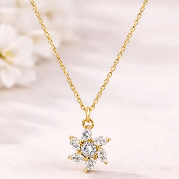 Premium_Crystal_Flower_Pendant_Necklace_for_Women_&_Girls_|_Anti-Tarnish_Stainless_Steel_Gold-Tone_Chain_|_Minimal_Korean_Style_Elegant_Floral_Jewelry_|_Perfect_for_Everyday_Styling_&_Gifting_(Birthday,_Anniversary,_Valentine’s_Day)
