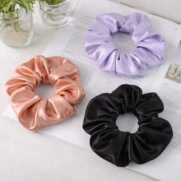 Multicolor_Premium_Satin_Hair_Scrunchies_Set_for_Women_&_Girls__(Pack_Of_3)