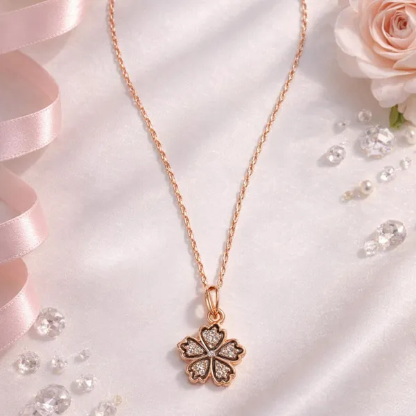 Rose_Gold_Pendant_Necklace_for_Women_&_Girls_|_Artificial_Stone_Leaf_Shape_Pendant_|_Stylish_Daily_Wear_Jewellery_Gift