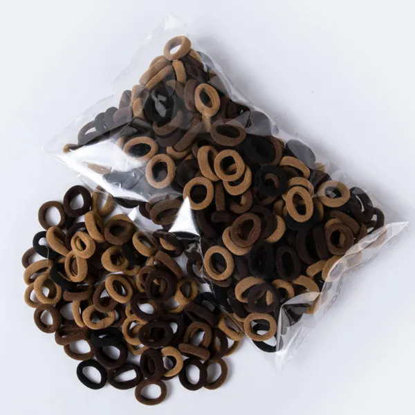 100_pcs_Brown_colour__Mini_Baby_Hair_Ties_for_Girls_and_Kids_