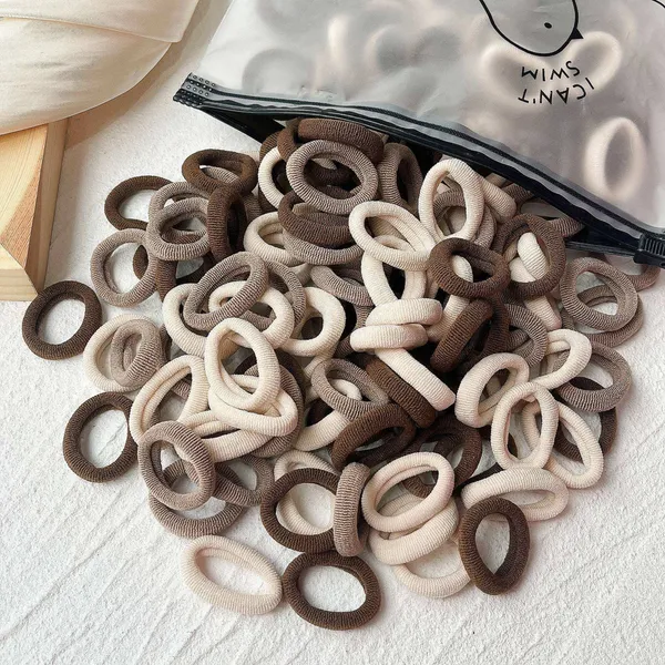 100_pcs_Brown_colour__Mini_Baby_Hair_Ties_for_Girls_and_Kids_