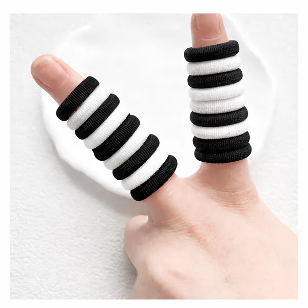 100_pcs_Black_&_White__Mini_Baby_Hair_Ties_for_Girls_and_Kids