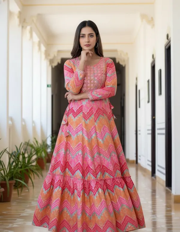 Pink_Rayon_Fabric_Anarkali_Kurti_For_Women