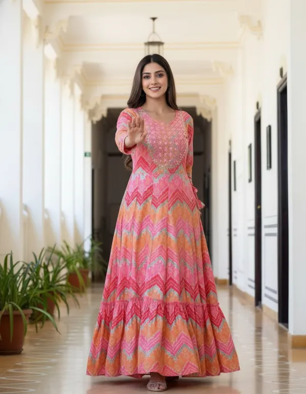 Pink_Rayon_Fabric_Anarkali_Kurti_For_Women