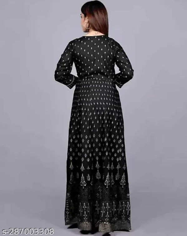 Black_Jaipuri_Rayon_Anarkali_Kurti_For_Women