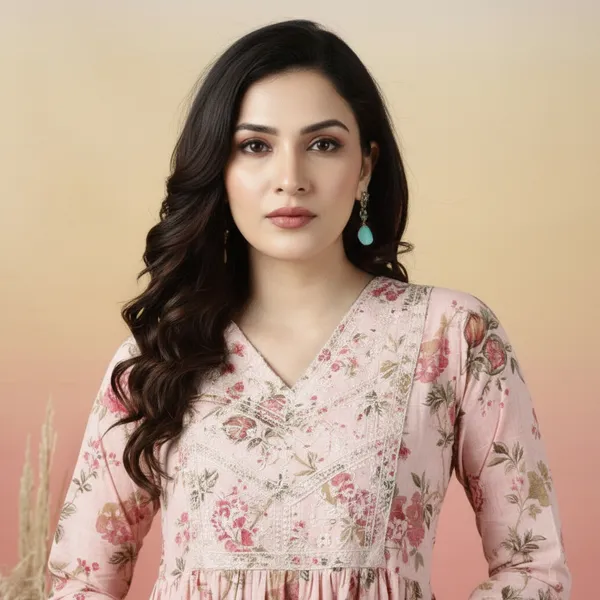 Pink_Rayon_Fabric_Anarkali_Kurti_For_Women