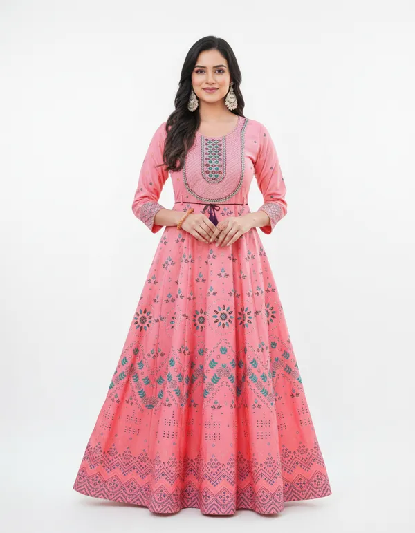 Pink_Rayon_Fabric_Anarkali_Kurti_For_Women