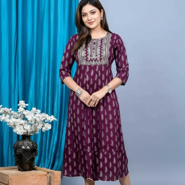 Purple_Rayon_Fabric_Anarkali_Kurti_For_Women