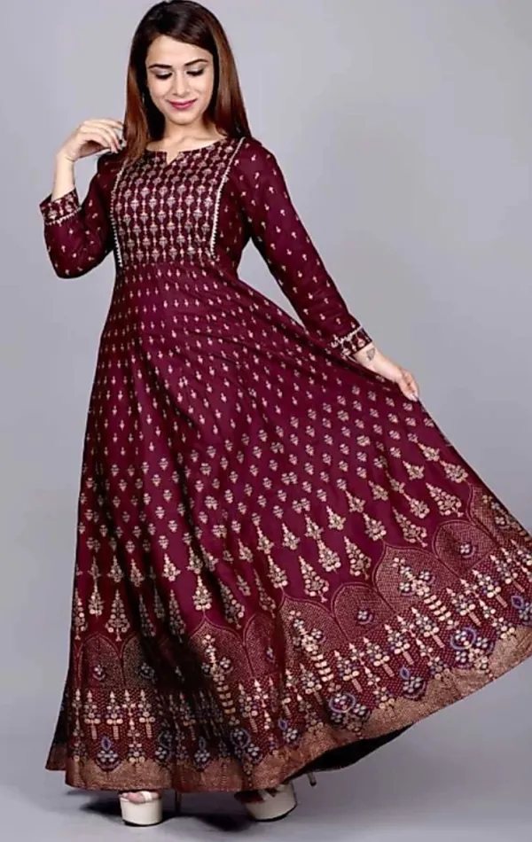 Purple_Rayon_Fabric_Anarkali_Kurti_For_Women