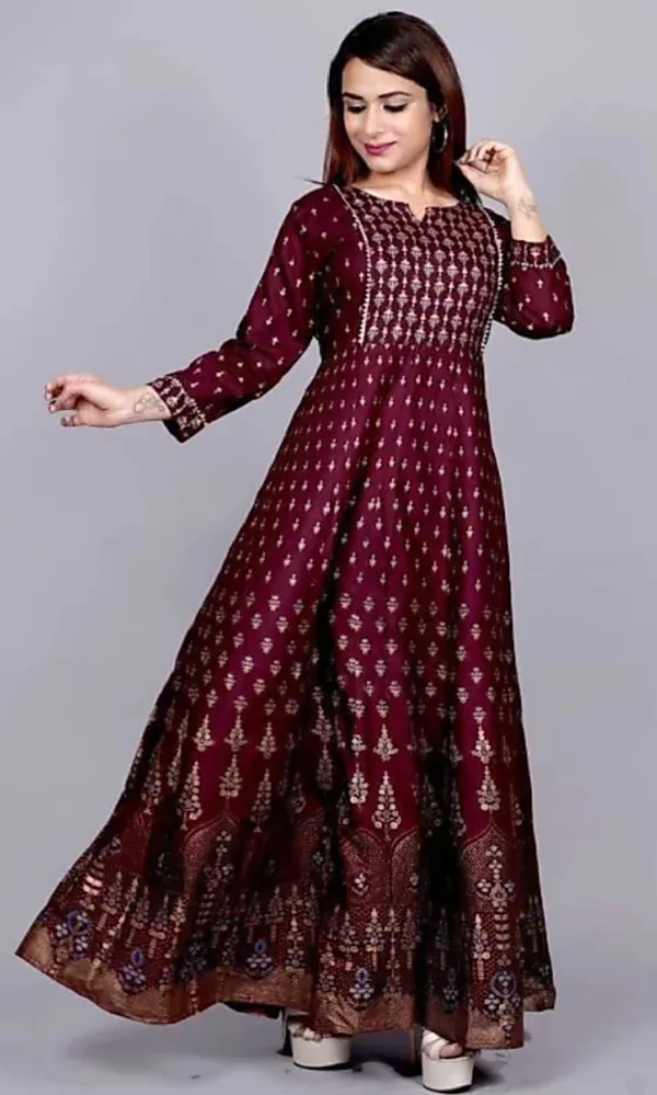 Purple_Rayon_Fabric_Anarkali_Kurti_For_Women