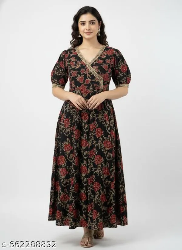 Black_Embroidery_Rayon_Anarkali_Long_Kurti_For_Women