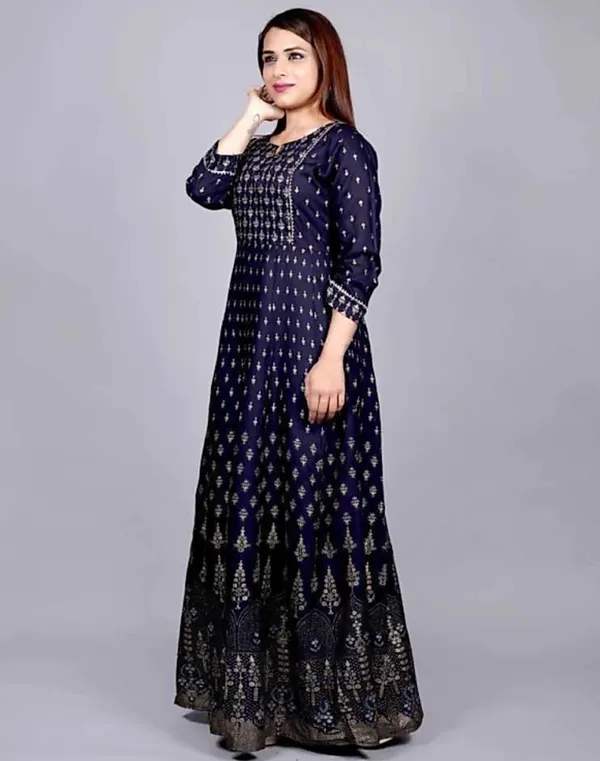 Blue_Rayon_Fabric_Anarkali_Kurti_For_Women