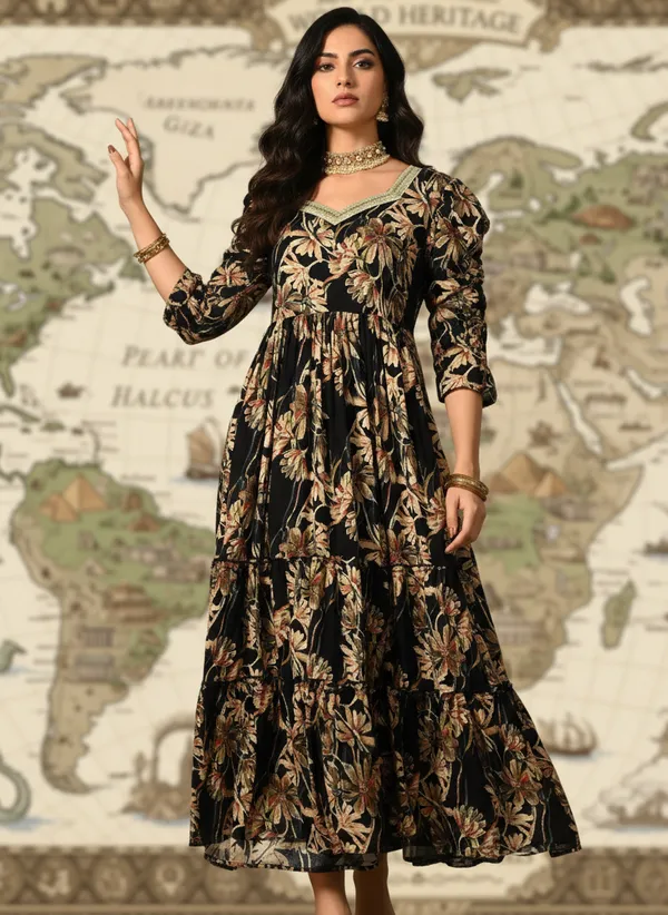 Black_Rayon_Fabric_Anarkali_Kurti_For_Women
