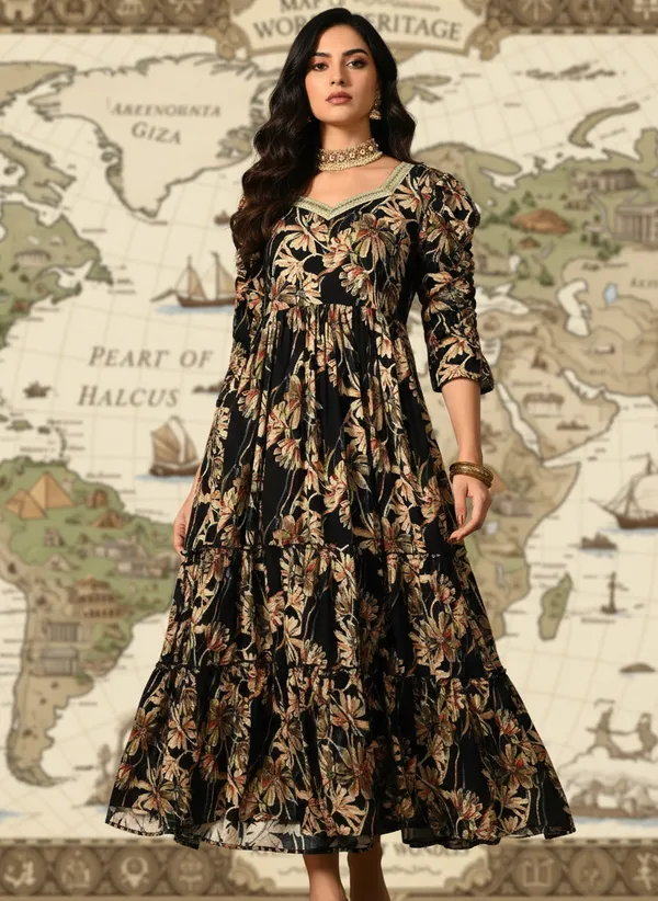 Black_Rayon_Fabric_Anarkali_Kurti_For_Women