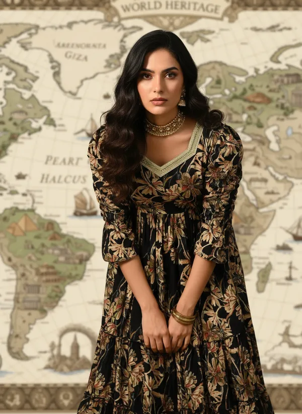Black_Rayon_Fabric_Anarkali_Kurti_For_Women