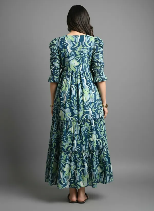 Blue_Rayon_Fabric_Anarkali_Kurti_For_Women