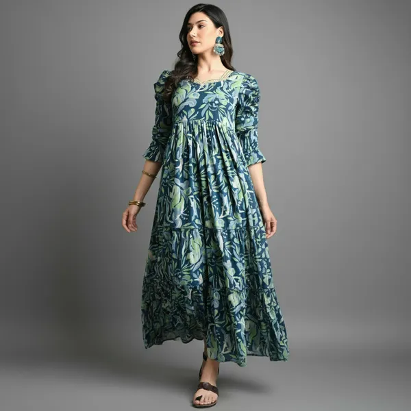 Blue_Rayon_Fabric_Anarkali_Kurti_For_Women