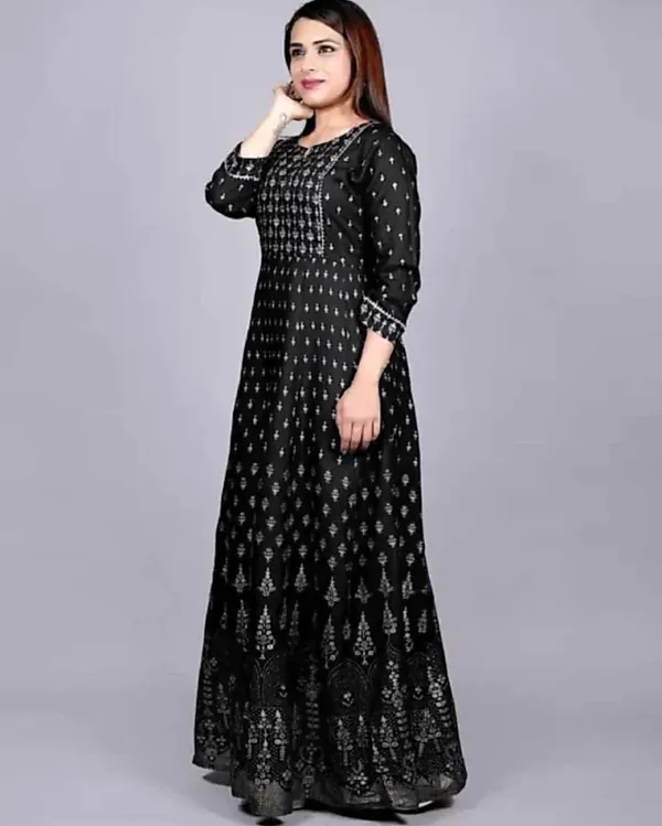 Black_Rayon_Fabric_Anarkali_Kurti_For_Women