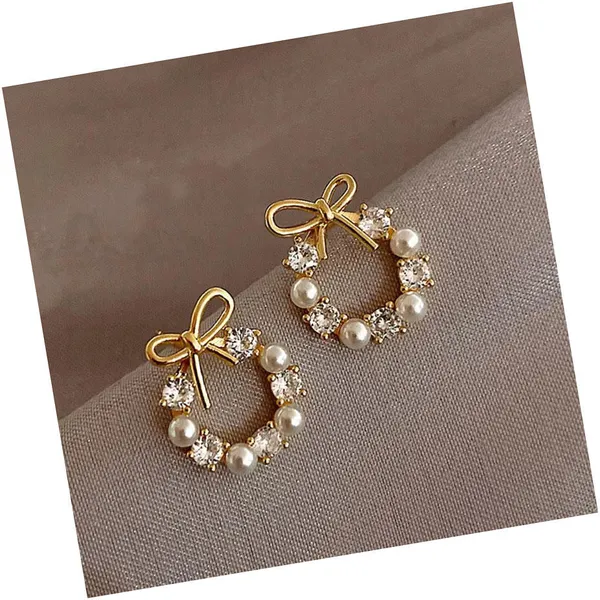 Creatitude_Elegant_Bow_&_Pearl_Crystal_Wreath_Stud_Earrings_for_Women_–_Gold_Finish_Party_&_Daily_Wear