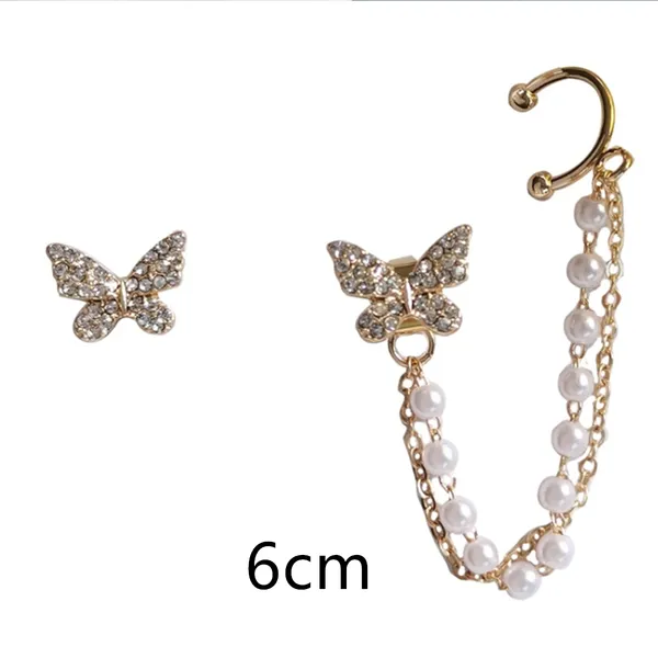 Creatitude_Gold_Butterfly_Pearl_Chain_Ear_Cuff_&_Stud_Earrings_Combo_–_Elegant_Korean_Style
