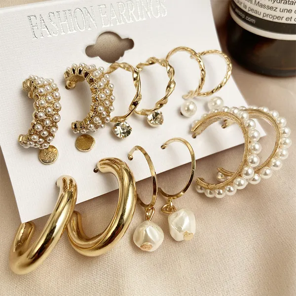 Creatitude_Gold_&_Pearl_Earrings_Combo_Set_for_Women_with_Hoops,_Studs_and_Pearl_Drops