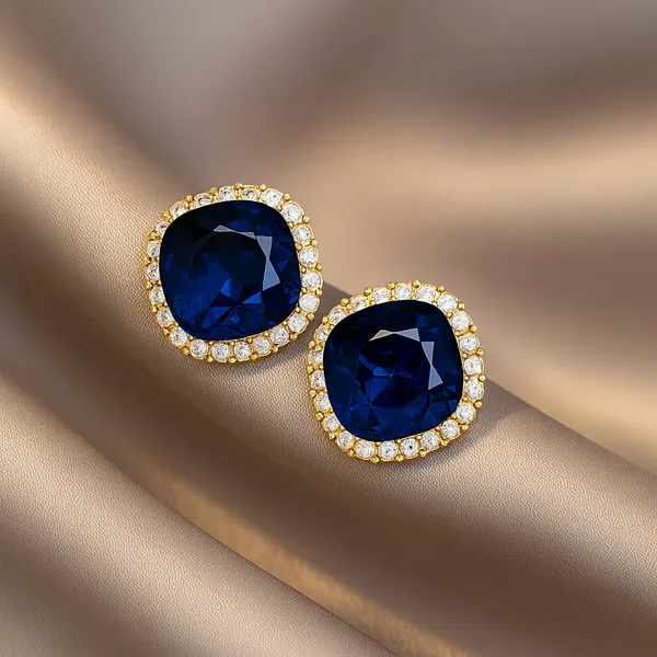 Royal_Navy_Blue_Sapphire_Stud_Earrings_|_Blue_Crystal_&_Diamond_Halo_Gold-Plated_Earrings_For_Women