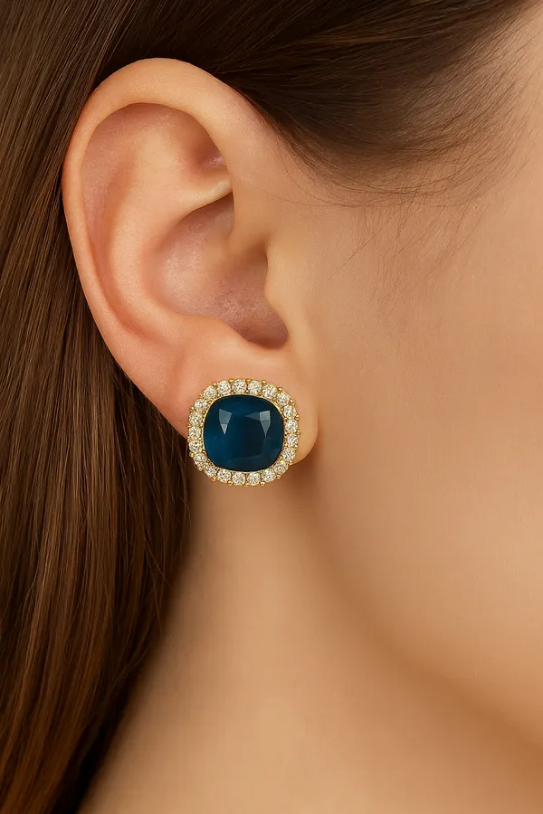 Royal_Navy_Blue_Sapphire_Stud_Earrings_|_Blue_Crystal_&_Diamond_Halo_Gold-Plated_Earrings_For_Women
