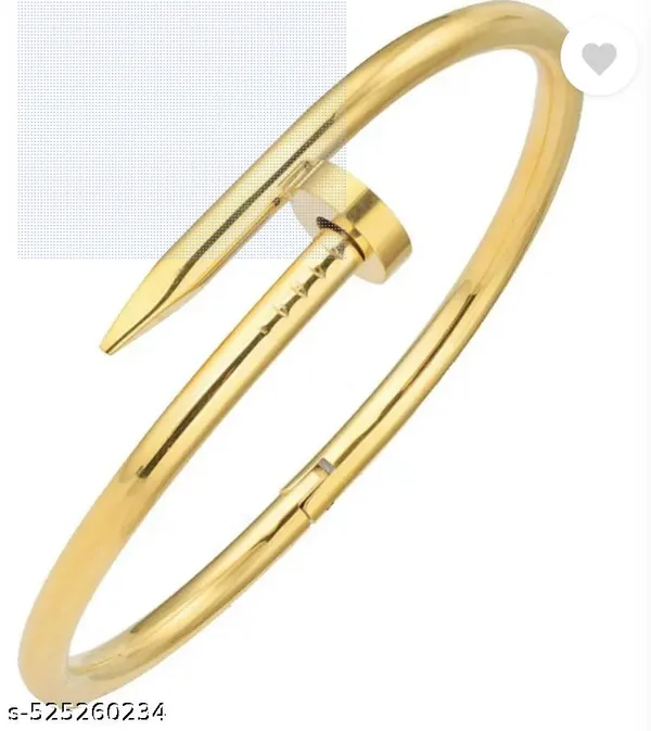 Gold_Nail_Bangle_Bracelet_|_Minimalist_Luxe_Statement_Jewellery_For_Women