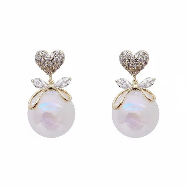 Silver_Romantic_Heart_Stud_Drop_Earrings_With_Large_Pearl_&_Cubic_Zirconia_For_Women