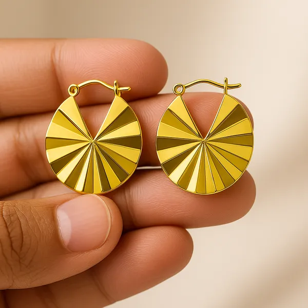 Gold_Textured_Fan_Hoop_Earrings_|_Bold_Modern_Statement_Jewellery_For_Women